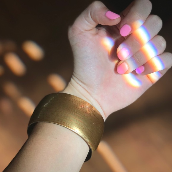 🌀 HP 🌀 Urban Outfitters Chunky Gold Bracelet - Picture 4 of 5